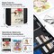 206 Drawing Set Sketching Kit,Art Supplies with 3-color Sketchbook & Coloring Paper,Include Tutorial, Colored, Graphite, Charcoal, Watercolor & Metallic Pencil,for Artists Adults Teens Beginner